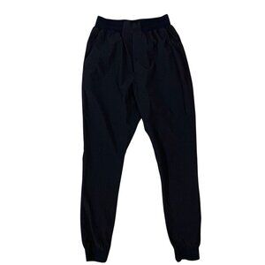Bamboo Ave Black‎ Jogger Pants Lightweight Travel Casual Stretch Waistband Small
